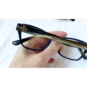 Tory Burch 2084 eyeglasses Navy Blue Brushed Tan Rx